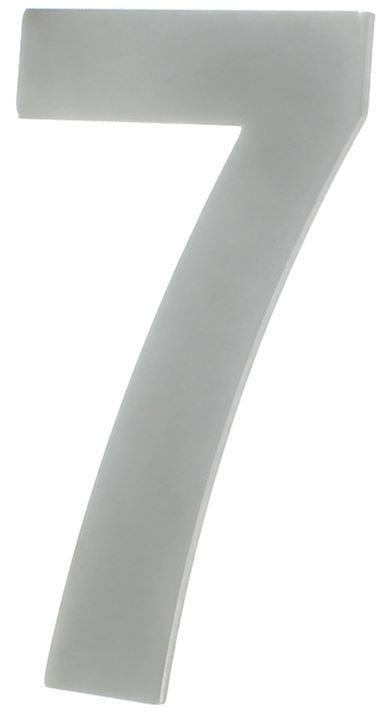 Huisnummer 7 130 mm rvs, Doe-het-zelf en Verbouw, Hang- en Sluitwerk, Verzenden