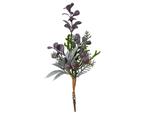 Kersthanger met wintergroen blad en besjes clip 22 cm per, Ophalen of Verzenden, Nieuw