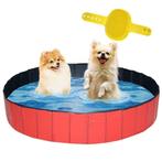 Hondenzwembad + borstel | Zwembad voor honden | Ø160x30cm |, Dieren en Toebehoren, Honden-accessoires, Nieuw, Verzenden