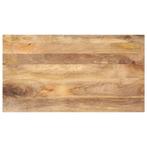 vidaXL Tafelblad rechthoekig 120x60x2,5 cm massief mangohout, Huis en Inrichting, Tafels | Eettafels, Verzenden, Nieuw