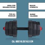 Dumbbell Set 19 stuks (Kettlebells, Fitness, Sportartikelen), Sport en Fitness, Fitnessmaterialen, Verzenden, Nieuw