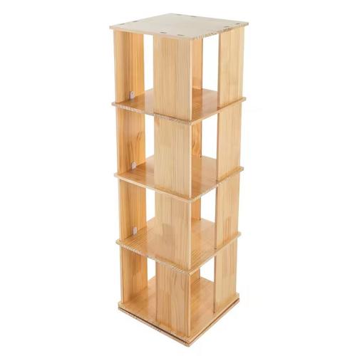 Nieuwe Roterende Kast van PVC Hout – Staande Displaykast 4, Huis en Inrichting, Kasten | Overige, Nieuw, Verzenden