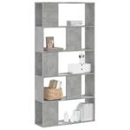 vidaXL Boekenkast 5-laags 80,5x23,5x162,5 cm bewerkt hout, Verzenden, Nieuw, Overige houtsoorten