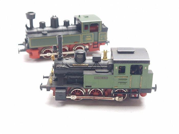 Märklin H0 - 3029/3097 - Stoomlocomotief (1) - 2x stoomlocs, Hobby en Vrije tijd, Modeltreinen | H0