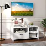 Tweedekans | Coast TV-Kast Lowboard 104,5 x 51,5 x 52 cm Wit, Huis en Inrichting, Woonaccessoires | Overige, Ophalen of Verzenden