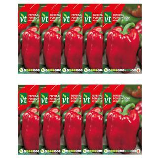 Paprikazaad | VT | 10 stuks (Rood), Tuin en Terras, Bloembollen en Zaden, Verzenden