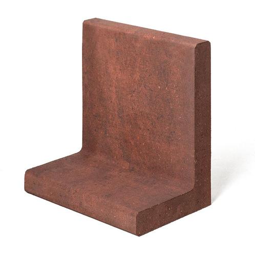 Betonnen L-element 50x50x80 roestbruin, Tuin en Terras, Bielzen en Borders, Nieuw, Beton, Ophalen of Verzenden