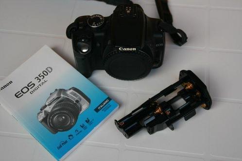 Canon EOS 350D + Acc. Digitale reflex camera (DSLR), Audio, Tv en Foto, Fotocamera's Digitaal