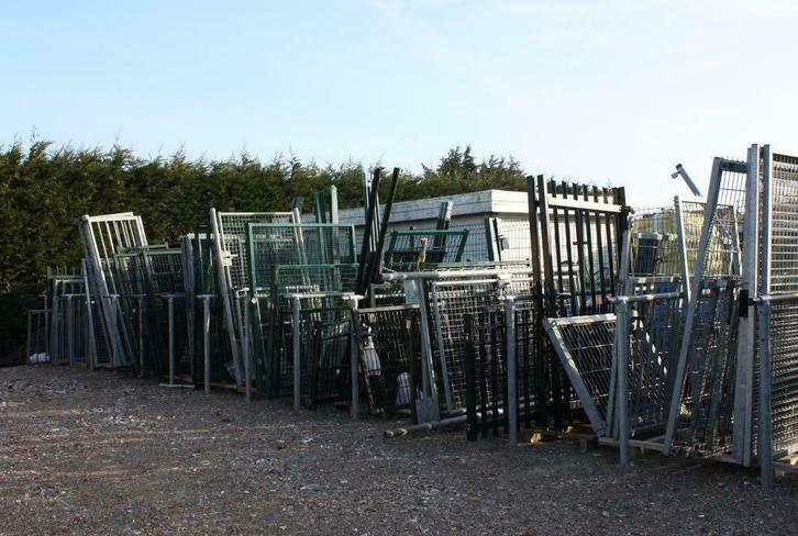 inkoop van gebruikt hekwerk poorten bng hek, Tuin en Terras, Schuttingen, 6 meter of meer, Gebruikt, IJzer, 1 tot 2 meter