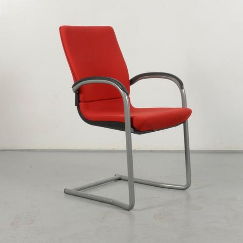 Vergaderstoel Ahrend 230 - Rood - Sledeframe, Huis en Inrichting, Bureaustoelen, Ophalen of Verzenden