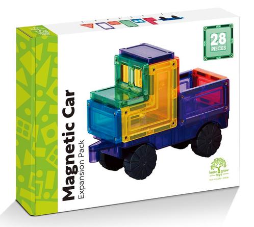 Learn And Grow - Magnetisch constructiespeelgoed Car Pack -, Kinderen en Baby's, Speelgoed | Overig