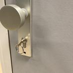 Hiltra veiligheidskast (hxbxd) 200x59x51 cm, wit/grijs, Ophalen of Verzenden, Gebruikt