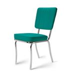 Retro Diner Stoel CO-25 Petrol (Set van 4), Ophalen, Gebruikt