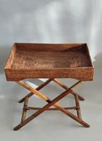 Flamant - Bijzettafel - Hout, Rattan - Rattan Butlertray