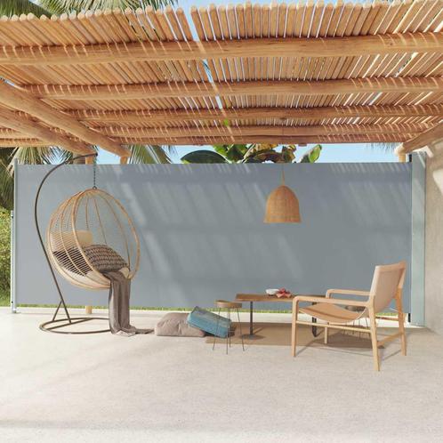 vidaXL Tuinscherm uittrekbaar 200x600 cm grijs, Tuin en Terras, Zonneschermen, Nieuw, Verzenden