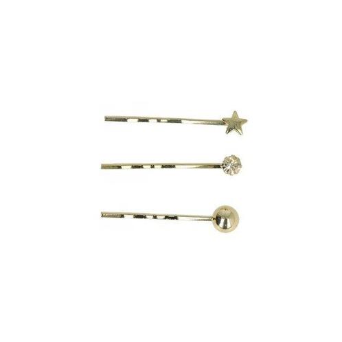 Schuifspeldjes Ster Bol Strass Steen 4cm Goud, Sieraden, Tassen en Uiterlijk, Uiterlijk | Haarverzorging