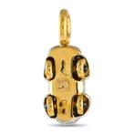 Aaron Basha - Bedelarmband - 18 karaat Witgoud, 18K geel- en