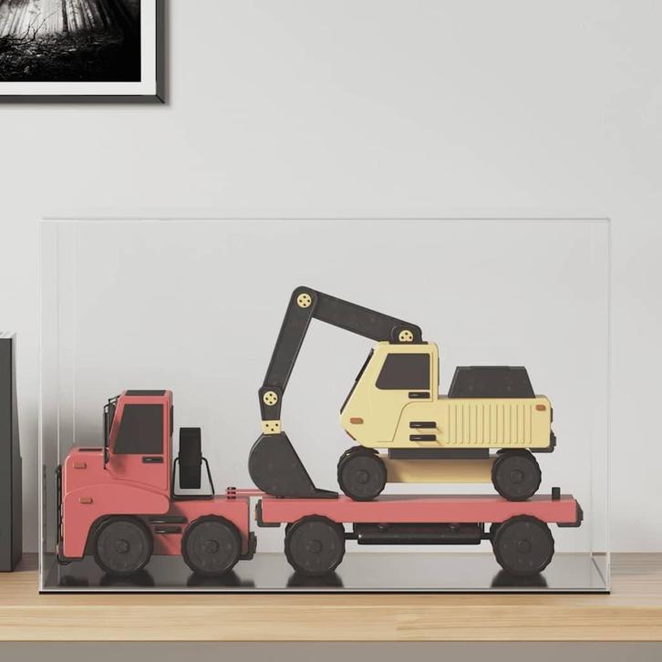 Transparante Vitrine - OP = OP - Acryl Showcase 53% Korting, Huis en Inrichting, Kasten | Vitrinekasten, 50 tot 75 cm, Nieuw, Kunststof