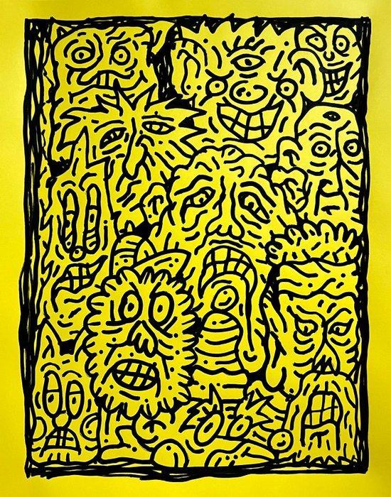 Nuno Barbedo (1983) - Crazy family, Antiek en Kunst, Kunst | Schilderijen | Modern