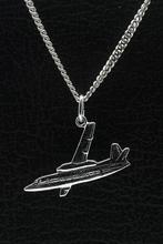 Zilveren Fokker vliegtuig ketting hanger, Verzenden, Nieuw