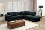 Hoekbank Lelystad - hoekbanken - Zwart, Nieuw, 150 cm of meer, Stof, 200 tot 250 cm
