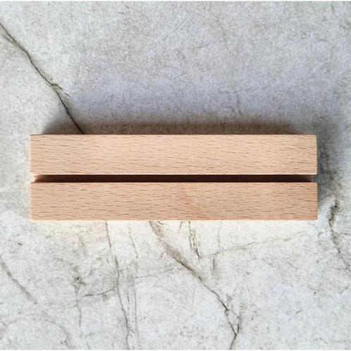 HOCHO Beukenhouten Kaartenhouder 100x30x20 mm – Functione., Huis en Inrichting, Keuken | Keukenbenodigdheden, Nieuw, Ophalen of Verzenden