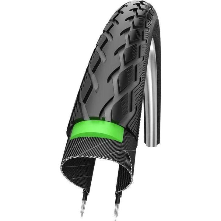 Buitenband Schwalbe Marathon GreenGuard 40-622 - Zwart met R, Fietsen en Brommers, Fietsonderdelen, Nieuw, Verzenden
