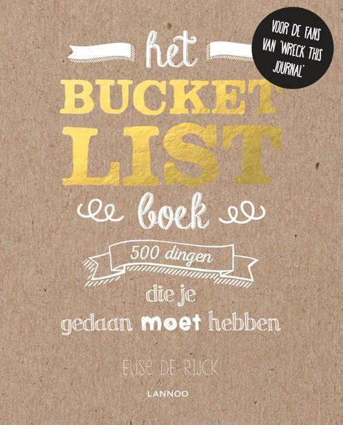 Het Bucketlist boek 9789401423618 Elise De Rijck, Boeken, Hobby en Vrije tijd, Gelezen, Verzenden