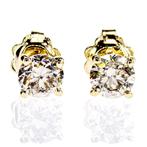 Zonder minimumprijs - Oorbellen - 14 karaat Geel goud -, Sieraden, Tassen en Uiterlijk, Oorbellen, Nieuw