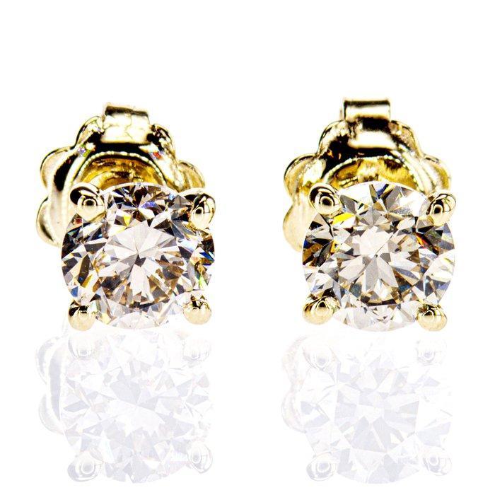 Zonder minimumprijs - Oorbellen - 14 karaat Geel goud -, Sieraden, Tassen en Uiterlijk, Oorbellen