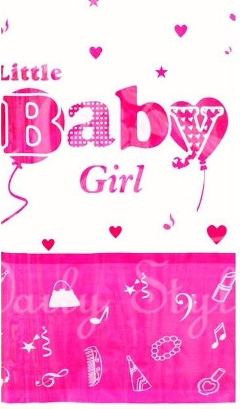 Tafelkleed Baby Girl - Gender Reveal - roze - baby girl tafe, Hobby en Vrije tijd, Feestartikelen, Ophalen of Verzenden