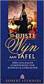JUISTE WIJN AAN TAFEL 9789021595641 R. Leenaers, Boeken, Verzenden, Gelezen, R. Leenaers