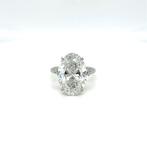 Ring - 14 karaat Witgoud - 9.20ct. tw. Diamant (Lab-grown) -, Sieraden, Tassen en Uiterlijk, Ringen, Nieuw