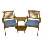 Jardi Buiten Loveseat met Kussens Jack & Jill Houten, Huis en Inrichting, Verzenden, Nieuw