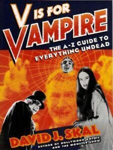 V is for vampire: an A-Z guide to everything undead by David, Boeken, Taal | Engels, Gelezen, Verzenden