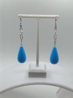 Zonder Minimumprijs - Oorbellen Zilver, natuurlijk turkoois, Sieraden, Tassen en Uiterlijk, Oorbellen, Nieuw