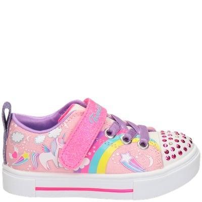 Skechers Twinkle Sparks klittenbandschoenen in het Roze, Kleding | Dames, Schoenen, Instappers, Roze, Nieuw, Verzenden