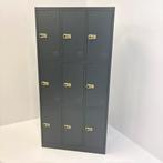 Lockerkast 9 deurs 90x40x185 cm - Antracietgrijs, Ophalen of Verzenden, Nieuw, Robuust luxe