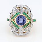 (GIA Certified) - (Sapphire) 2.19 Ct - (Emerald)  0.58 Cts