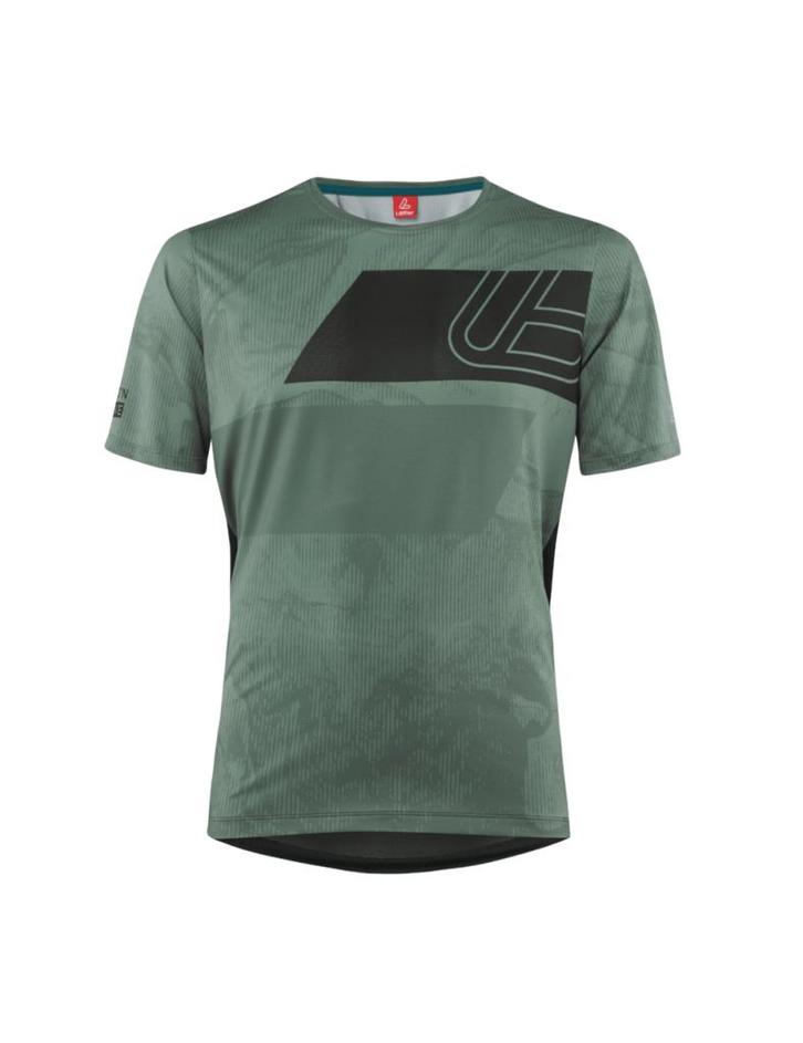 Loeffler fietsshirt korte mouwen M MTB T-shirt Ranger Pin..., Kleding | Heren, T-shirts, Groen, Zo goed als nieuw, Verzenden