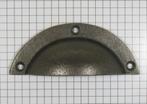 Komgreep ijzer blank gelakt 85 mm, Doe-het-zelf en Verbouw, Hang- en Sluitwerk, Ophalen of Verzenden, Nieuw