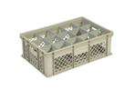 Beige Kunststof krat | L60xB40xH20 cm | MAX. hoogte glaze..., Verzenden, Nieuw in verpakking