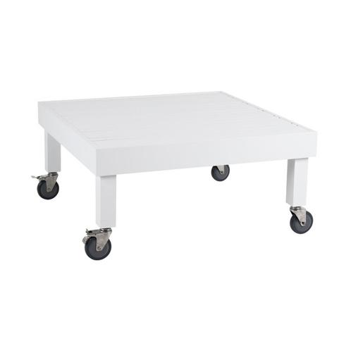 *WOONWINKEL* Brafab Ambon Lage Tuintafel Aluminium Wit, Tuin en Terras, Tuinsets en Loungesets, Nieuw, Verzenden