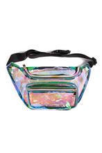 Transparante Iridescent Heuptas Rechthoekig Voorvakje Hologr, Sieraden, Tassen en Uiterlijk, Tassen | Damestassen, Ophalen of Verzenden