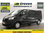 Renault Trafic 1.6 dCi T29 L2H1 DC 6 Pers Airco PDC €295pm, Renault, Zwart, Nieuw, Handgeschakeld