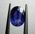 1 pcs Blauw Saffier - 1.62 ct - Gem research Swiss Lab (GRS), Nieuw