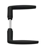 AXA deurklink Curve aluminium zwart, Verzenden, Nieuw