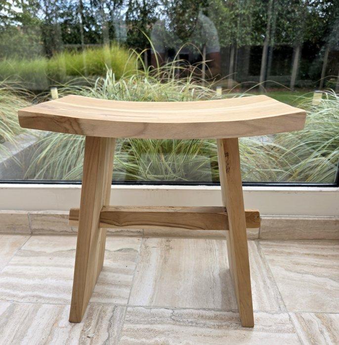 Kruk - Japandi - Hout, Antiek en Kunst, Kunst | Designobjecten