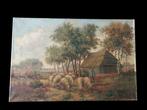 Adriaan Marinus (A.M.) Geijp - Schapen op de Hei, Antiek en Kunst