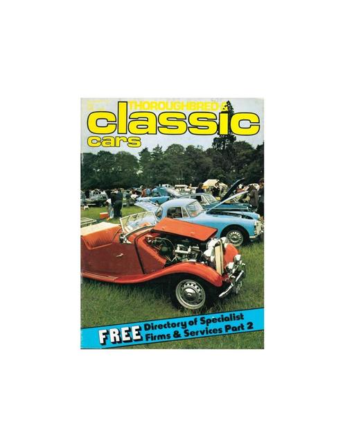 1977 THOROUGHBRED & CLASSIC CARS 02 ENGELS, Boeken, Auto's | Folders en Tijdschriften